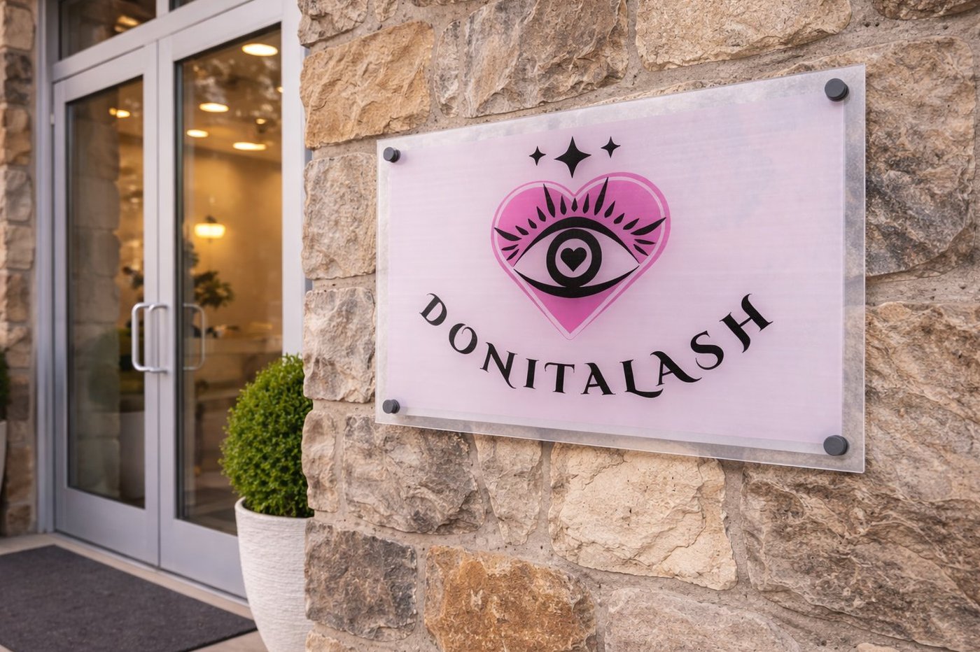 Acrylic Sign — Donitalash