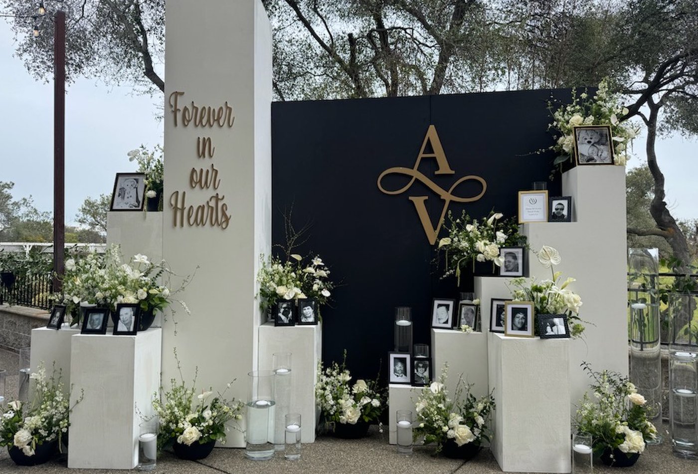 Custom Event Display with Laser Cut Lettering