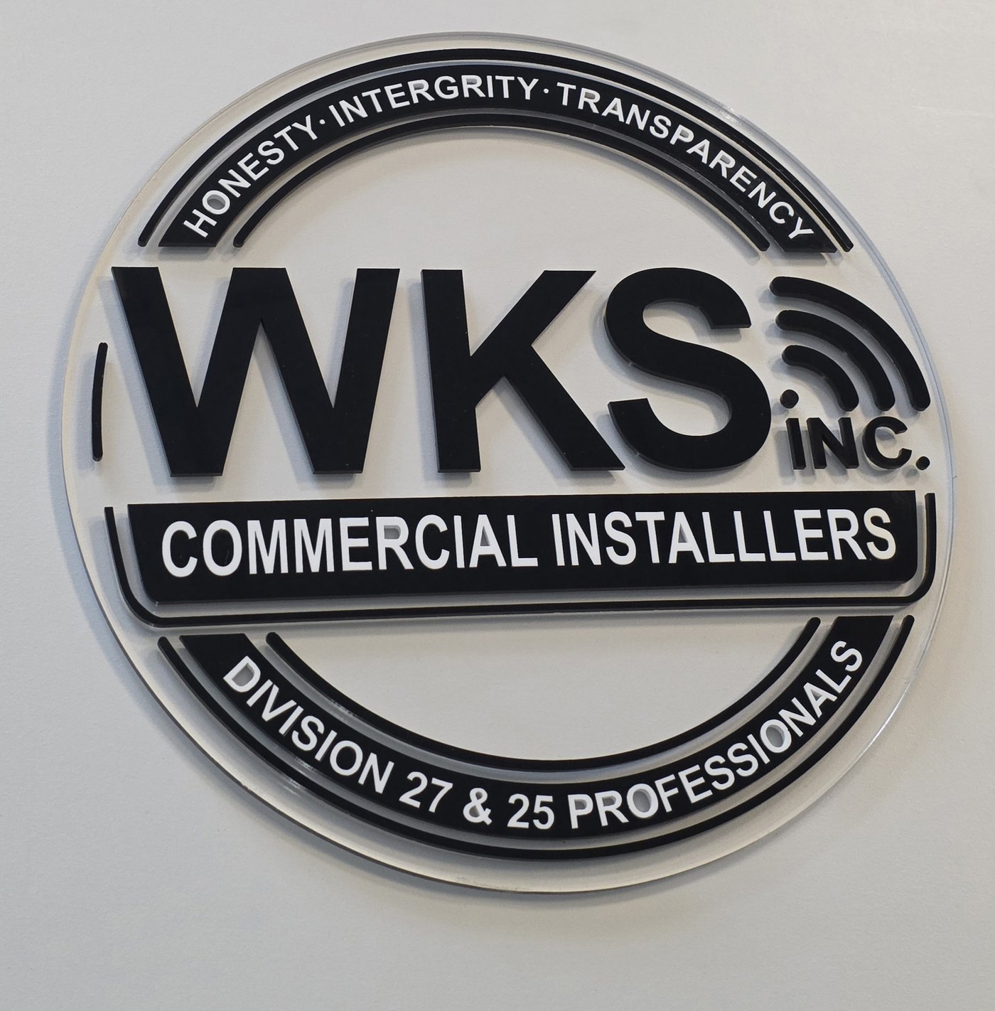 Laser Cut Acrylic Sign