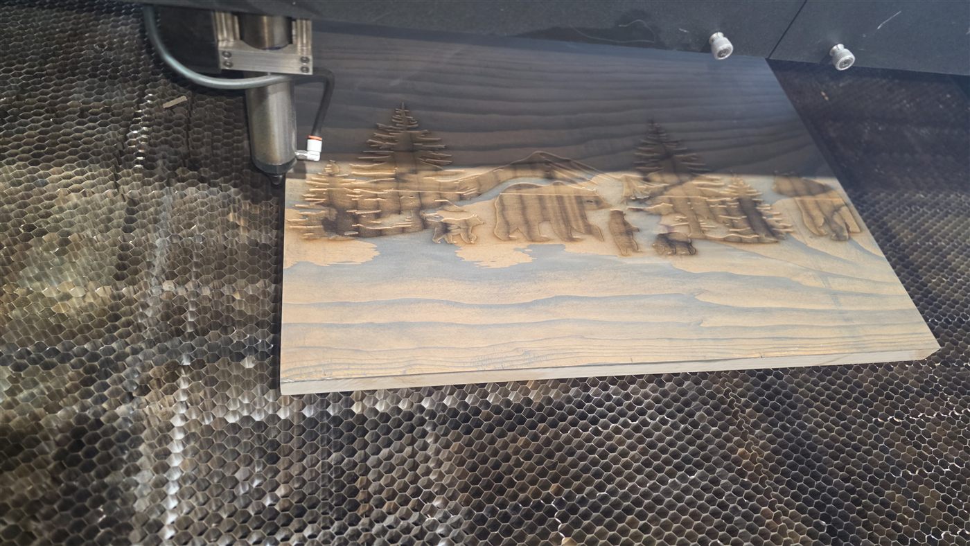 Custom laser wood engraving by Laser Precision