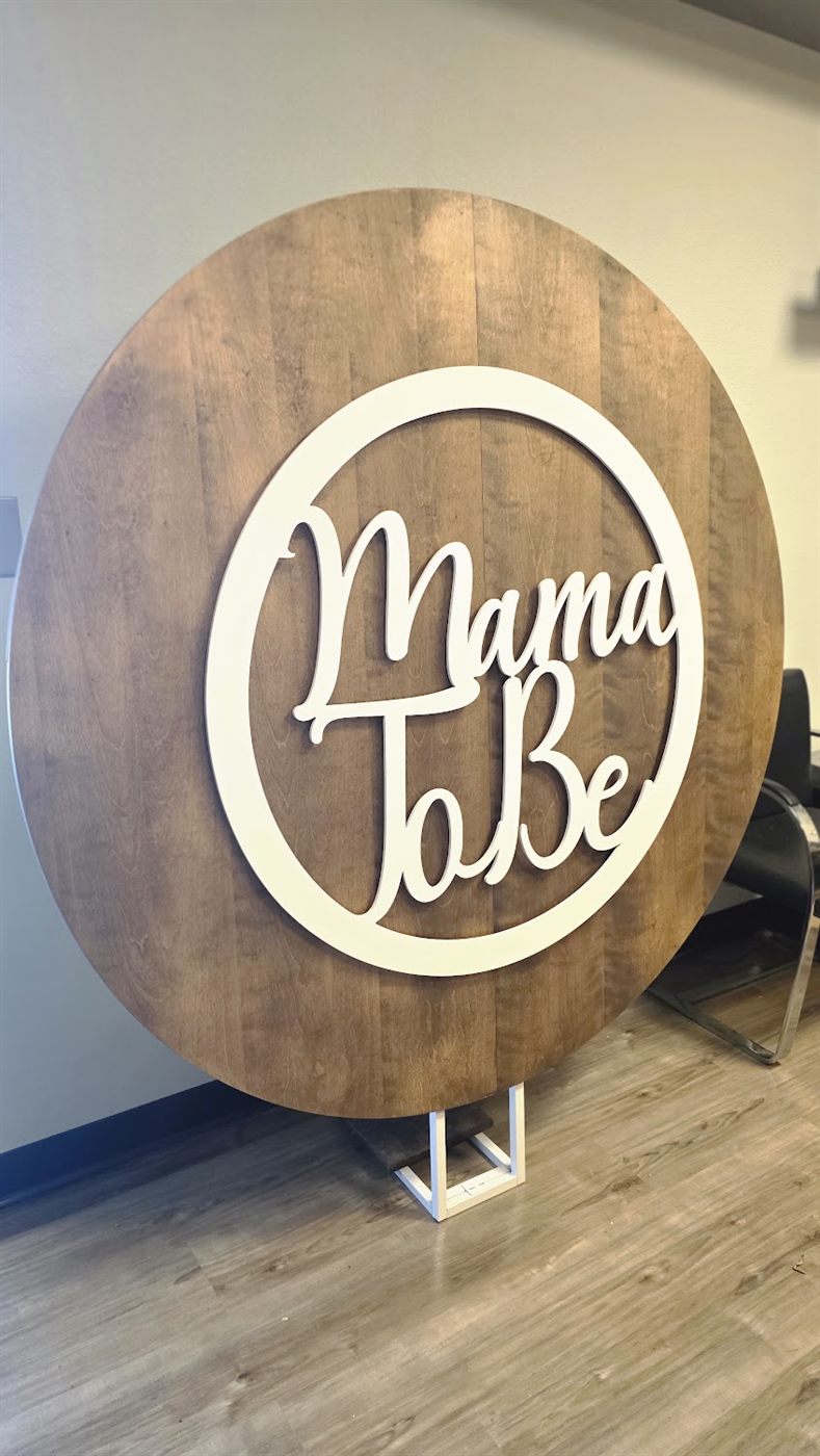 Custom Mama To Be sign by Laser Precision