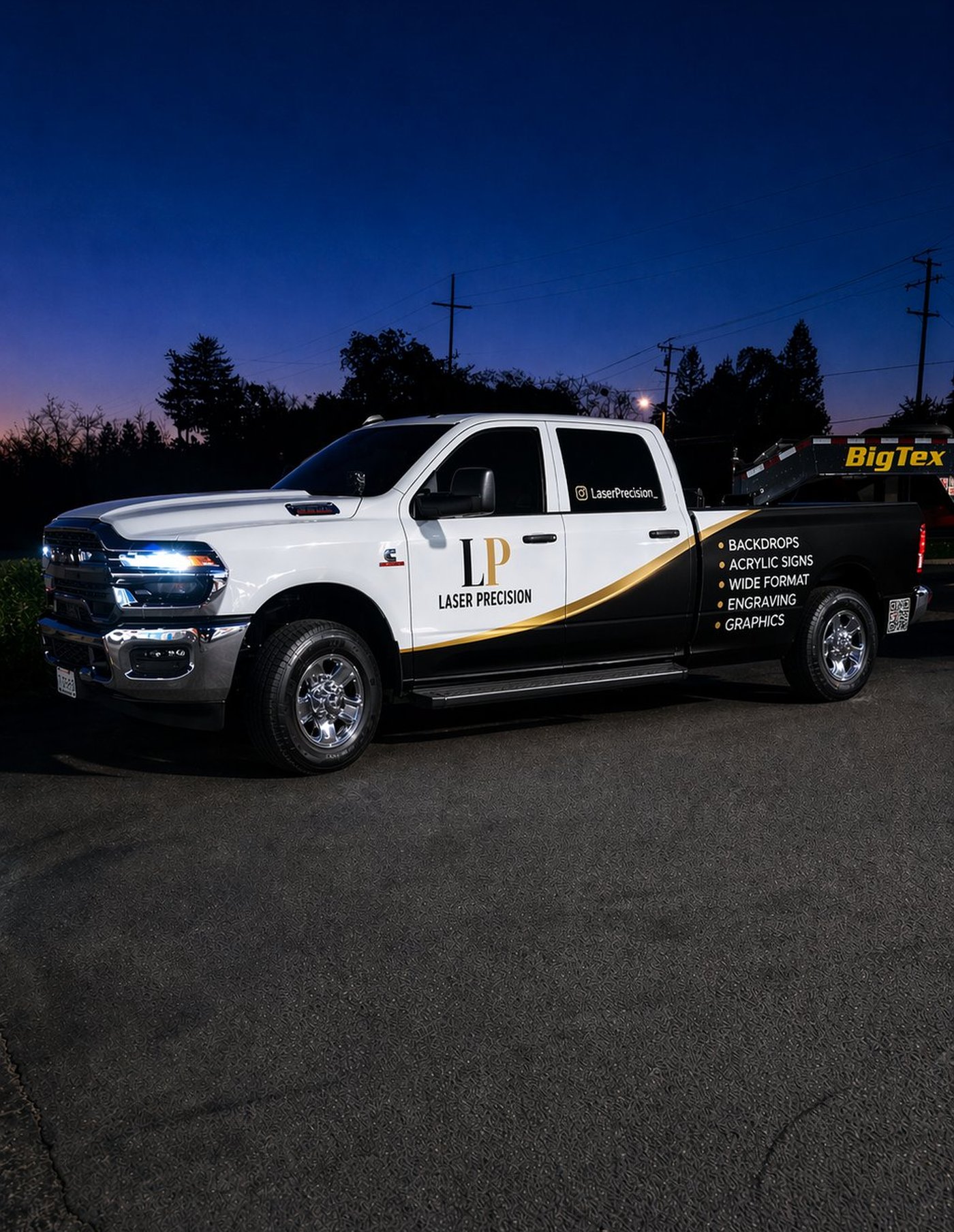 Laser Precision Truck Wrap